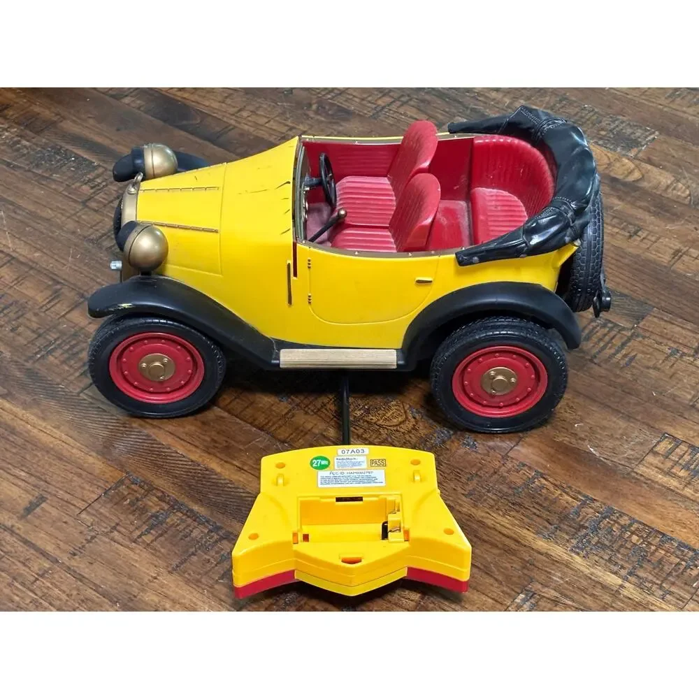 Vintage Radio Shack Brum Convertible Car Roadster Jalopy With Remote